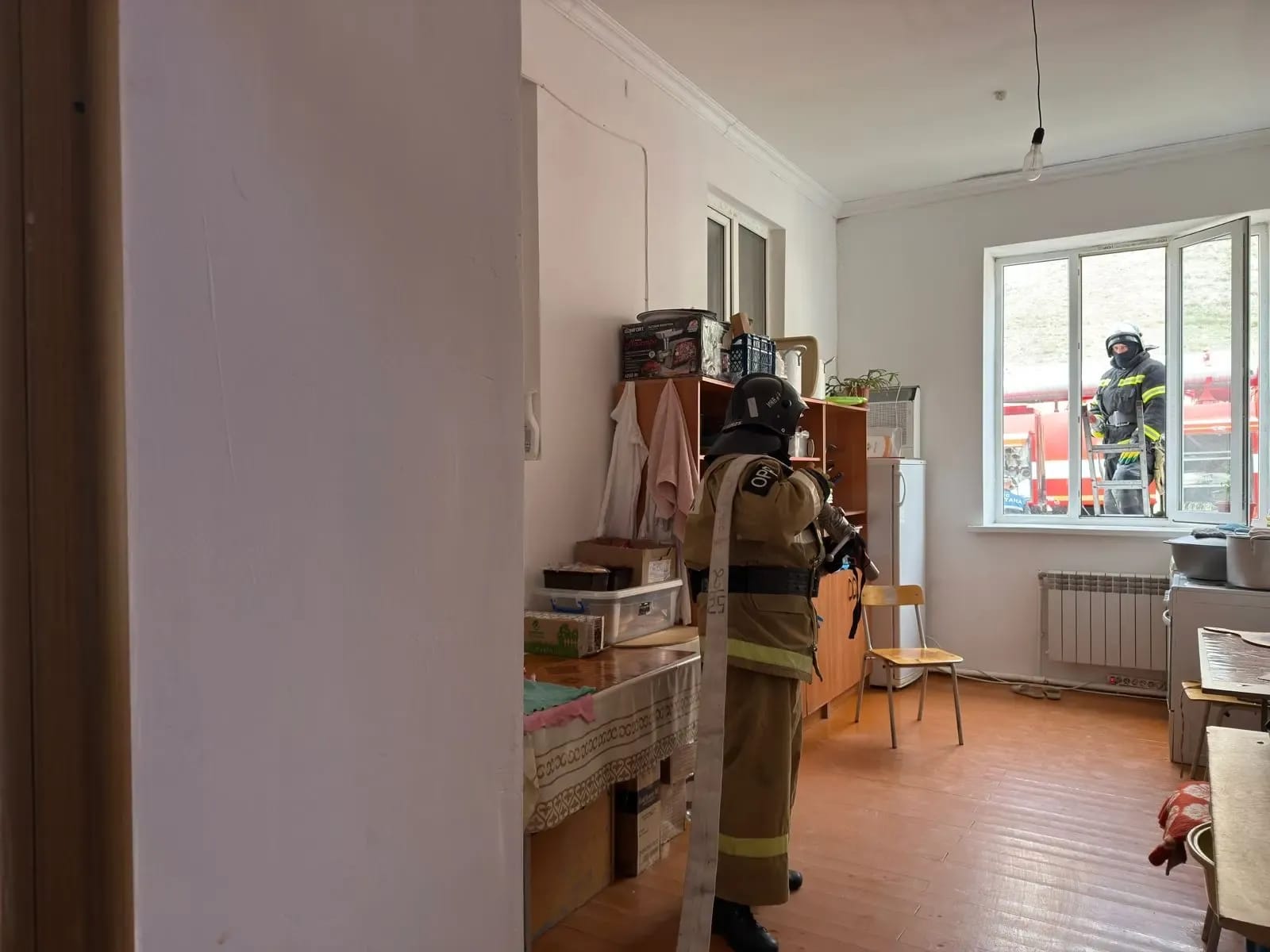 Мероприятия в рамках многоцелевого выезда осуществили работники ПЧ-52